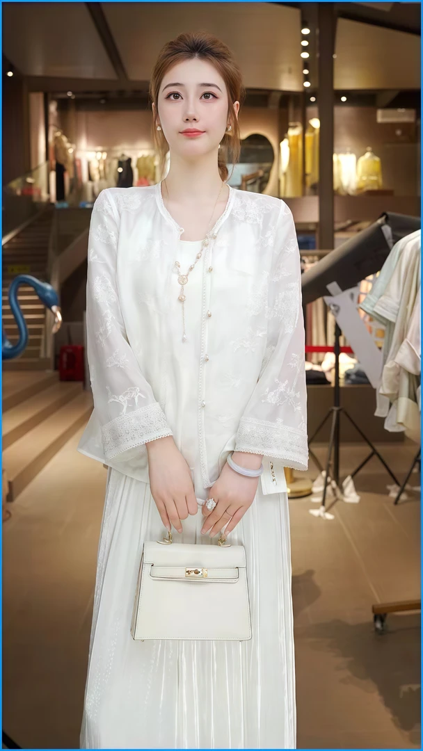 《七七定制》《ELFBOX》春夏气质国风新中式长袖日常气质外套4916