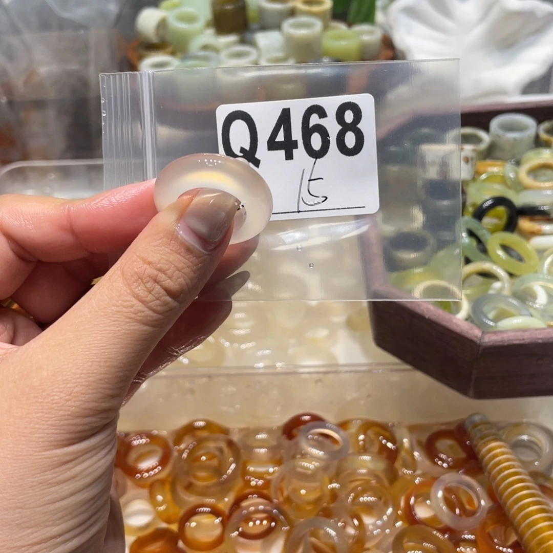 玛瑙/玉髓未镶嵌戒指468