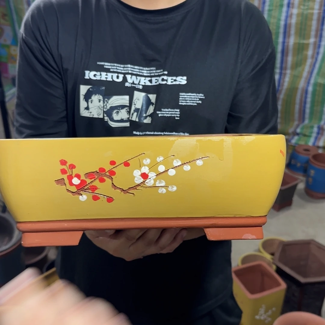 紫砂花盆口径29 21高度10