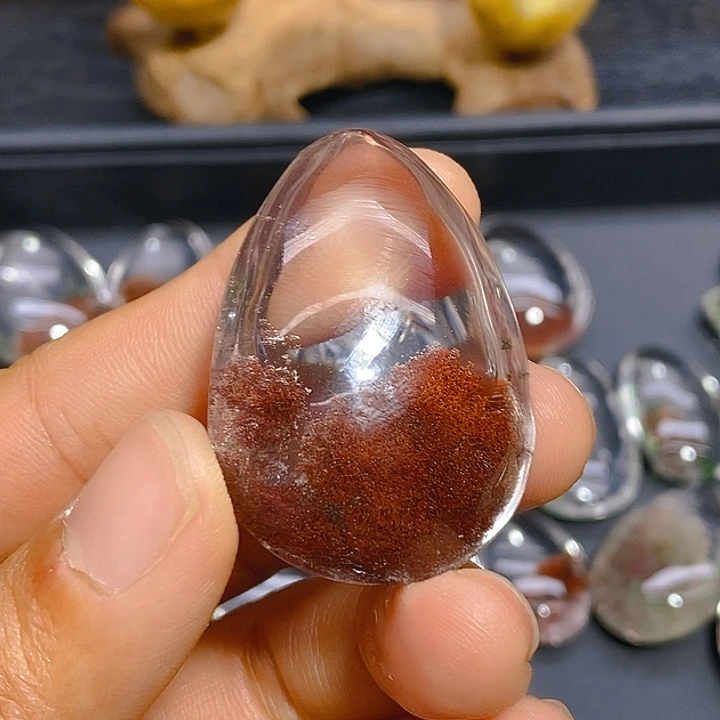 水晶天然水晶吊坠打孔不退货未镶嵌用****人