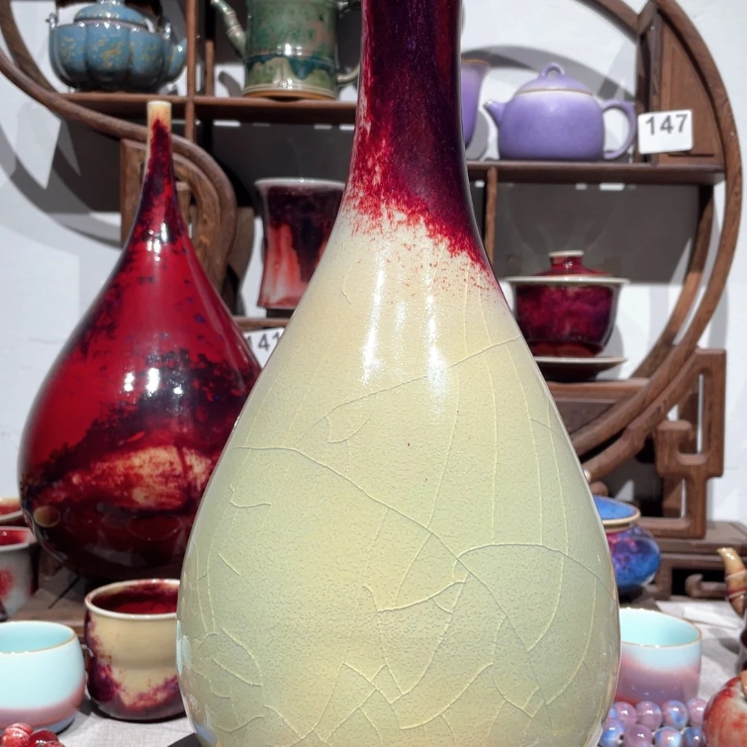 中国星*神垕钧瓷花器