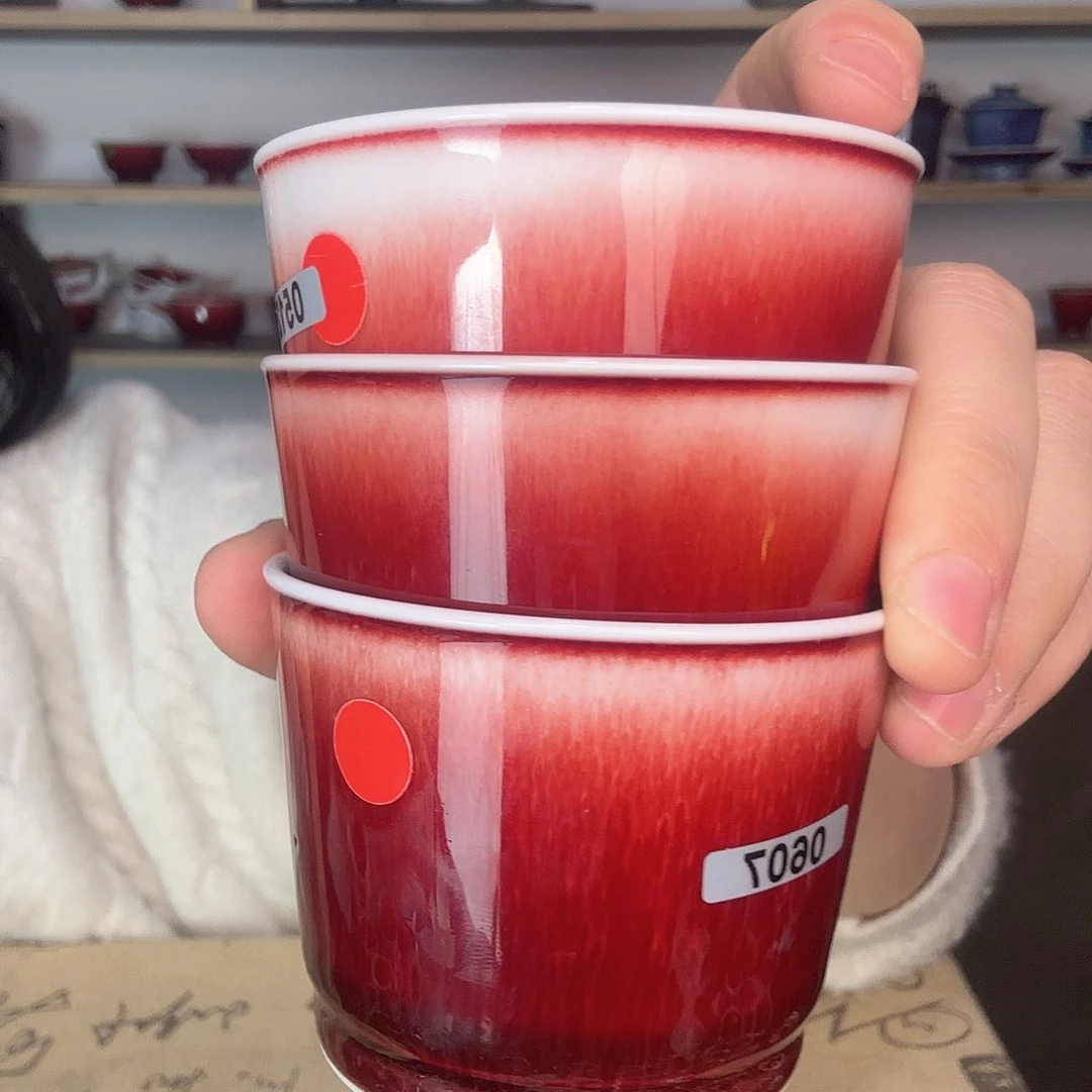 杯景德镇郎红陶瓷