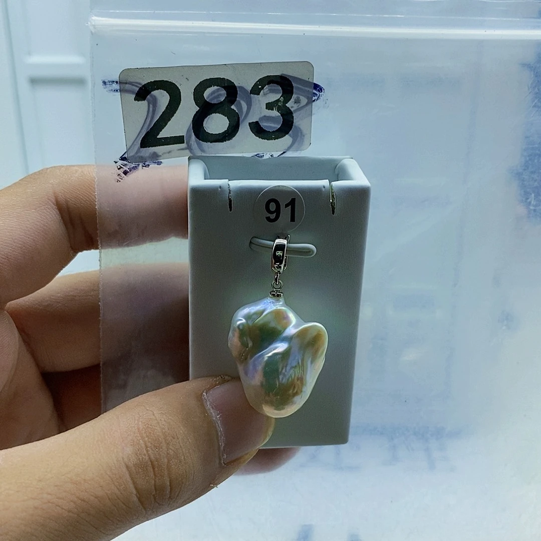 颈饰合金淡水珍珠
