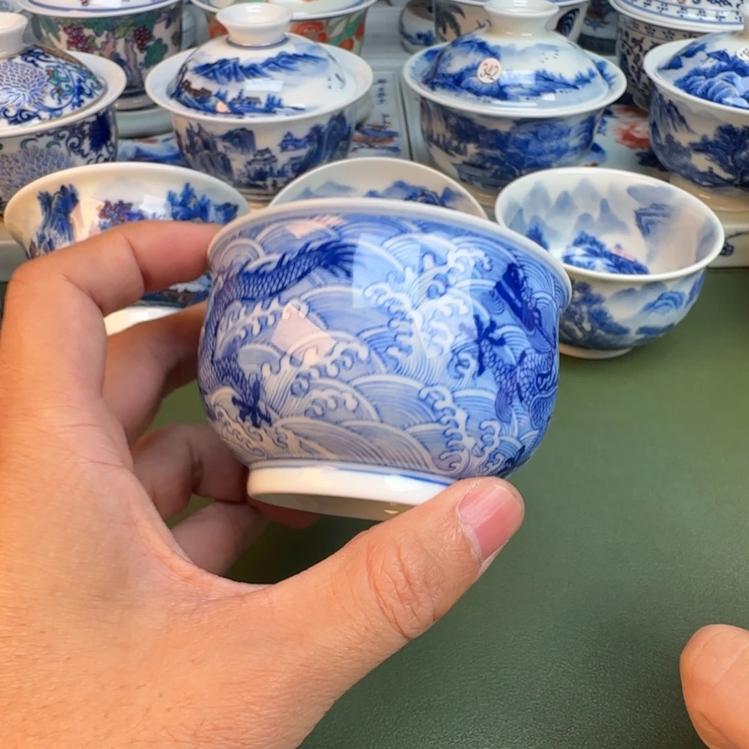 陶纯手工纯手绘茶具358