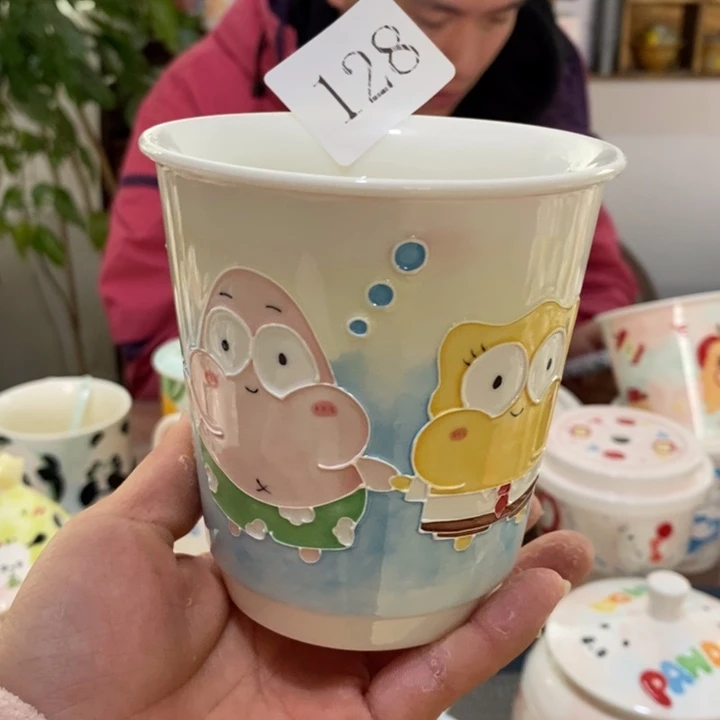 杯心***✨景德镇釉下彩手绘