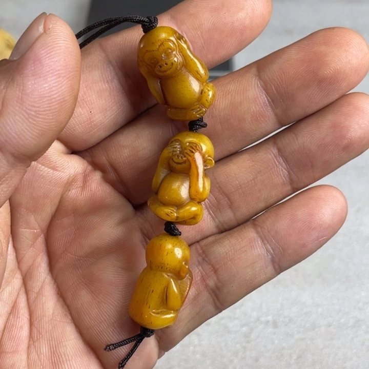 核桃木/黑胡桃（胡桃木）三不猴