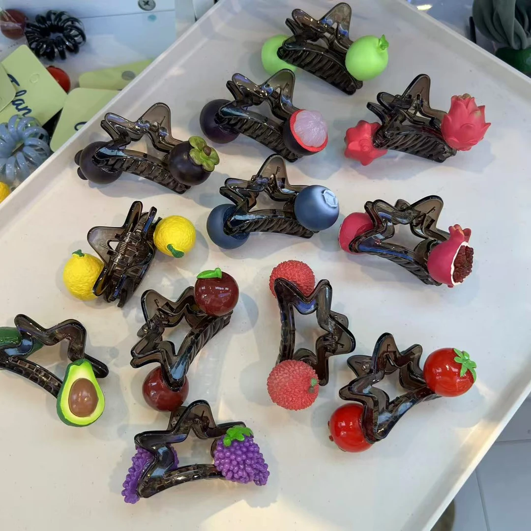 水果系列5公分星星抓夹