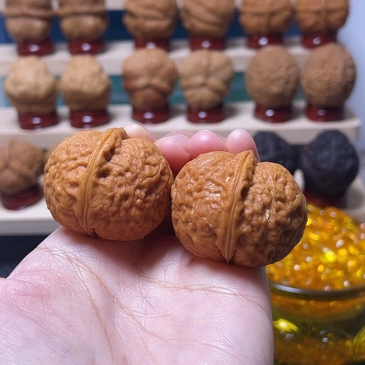 吊坠文玩核桃石奎11