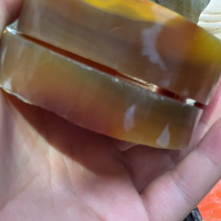 江***环定制玛瑙定制手镯口径58.58不退不换