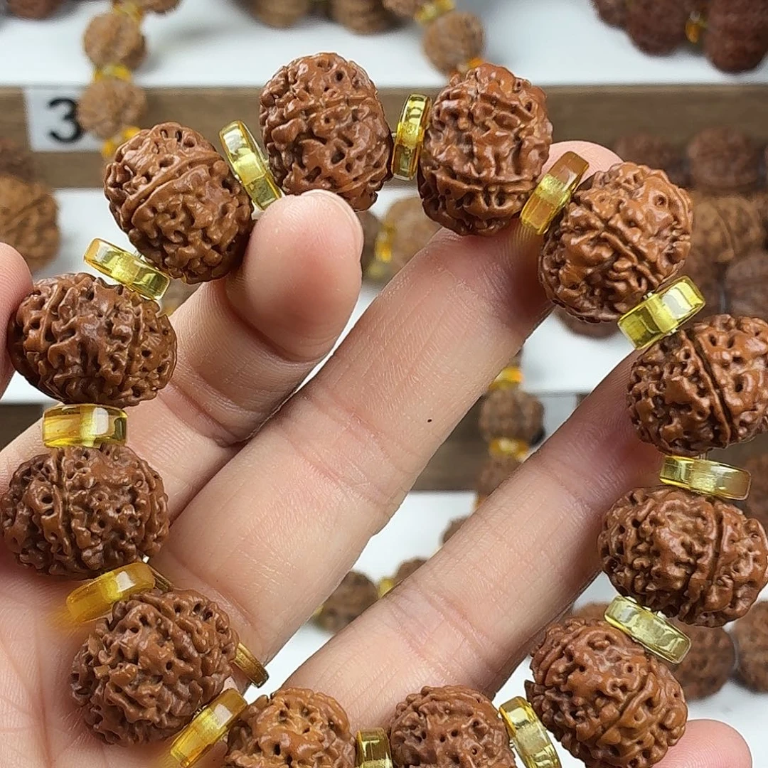 吊坠金刚菩提原生态精品稀有纯天然6瓣纽扣