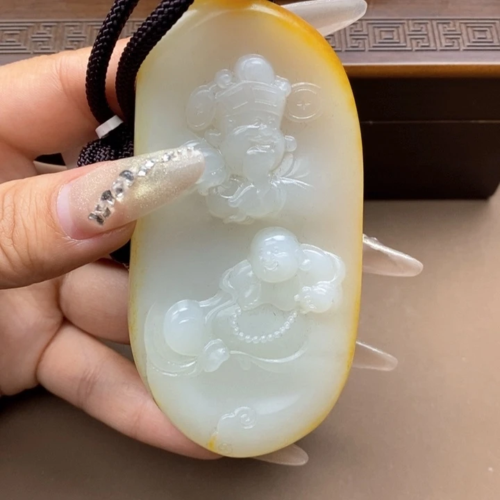 和田玉把件未镶嵌最*