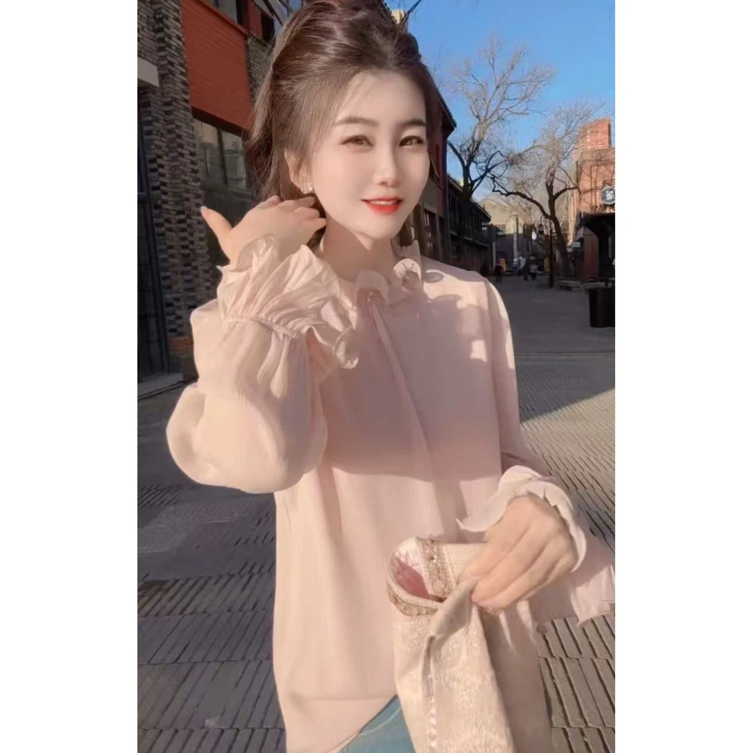 『似水柔情Y』设计显瘦百搭时尚休闲衬衫3980