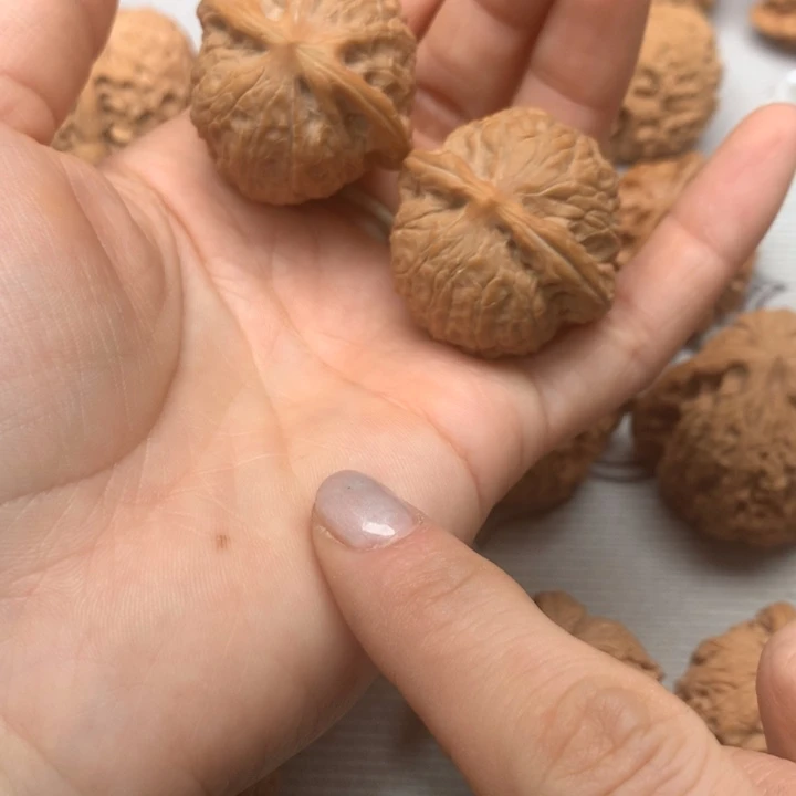火***g文玩核桃把件乾隆磨