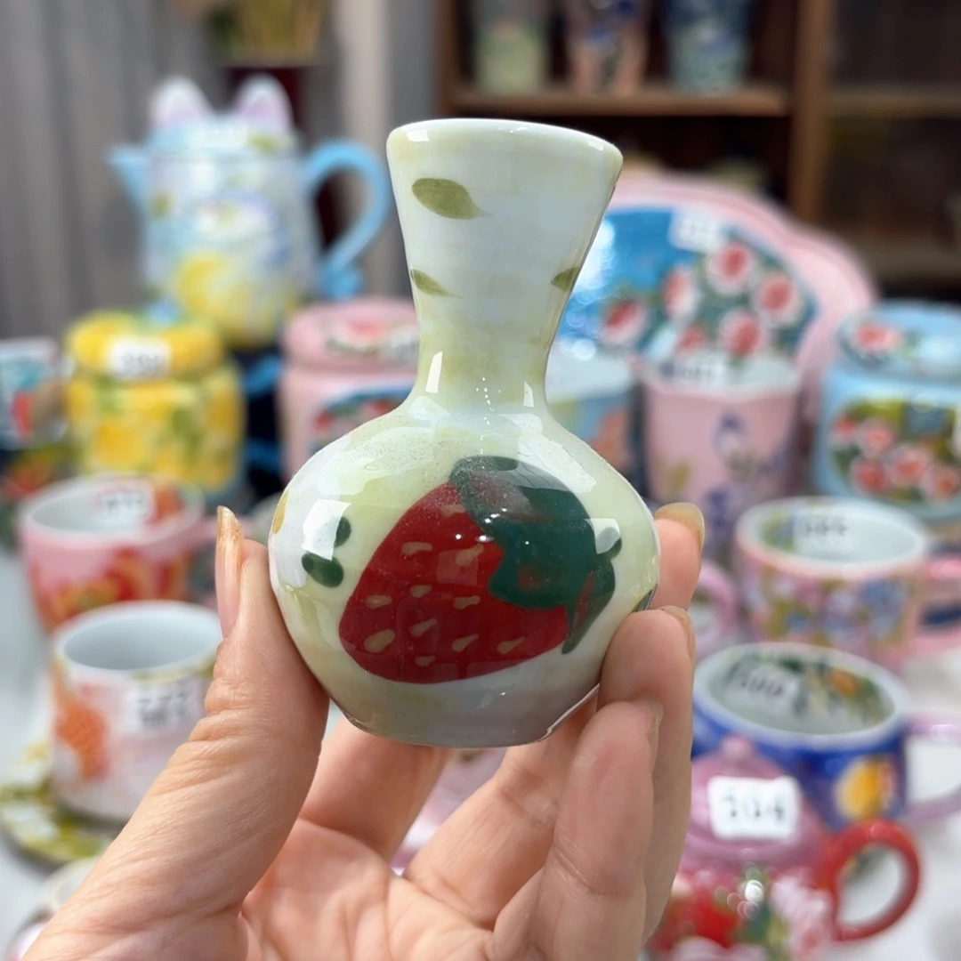 景德镇手绘高温釉下彩陶瓷茶具