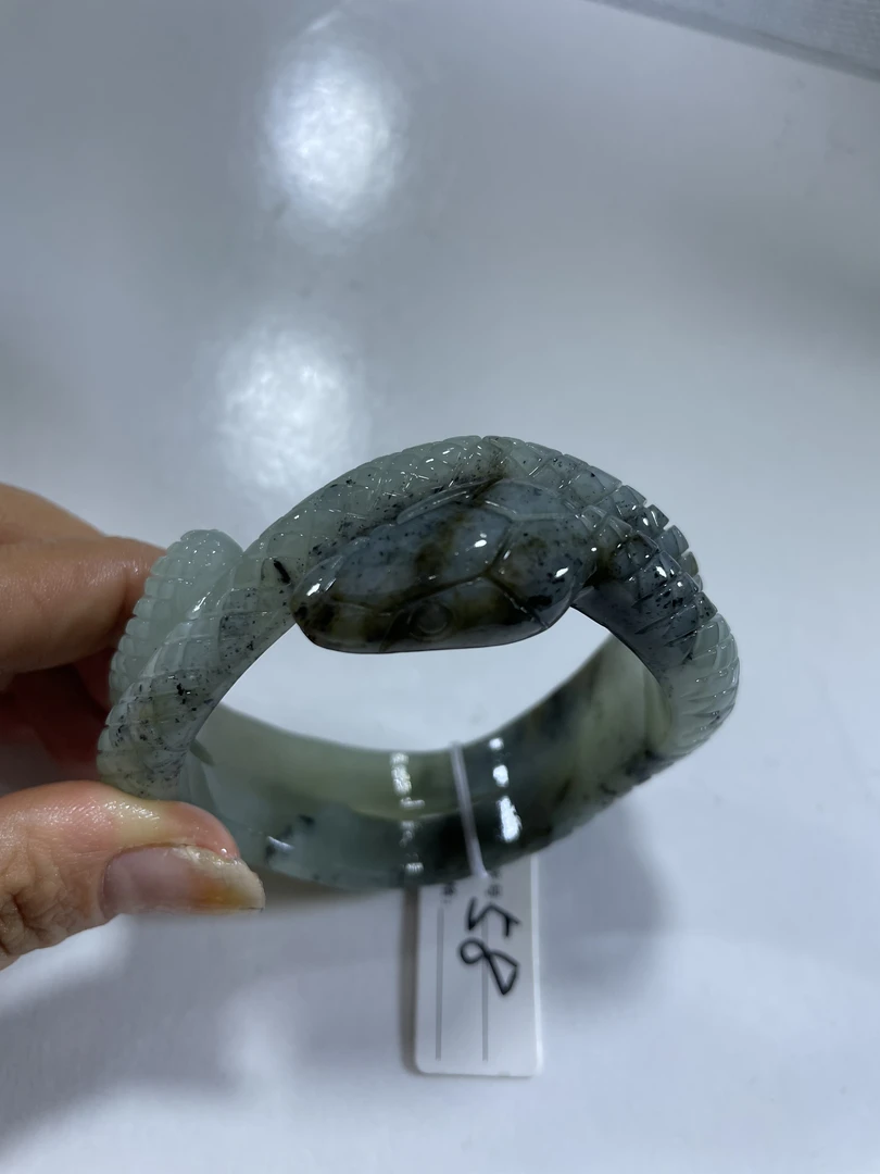 岫玉水墨环要蛇58口径501号