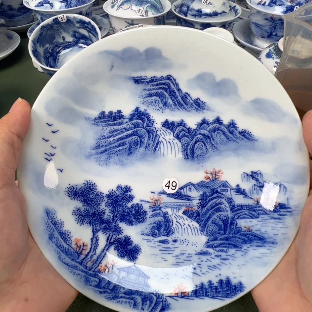 景德镇纯手工纯手绘茶具木木49