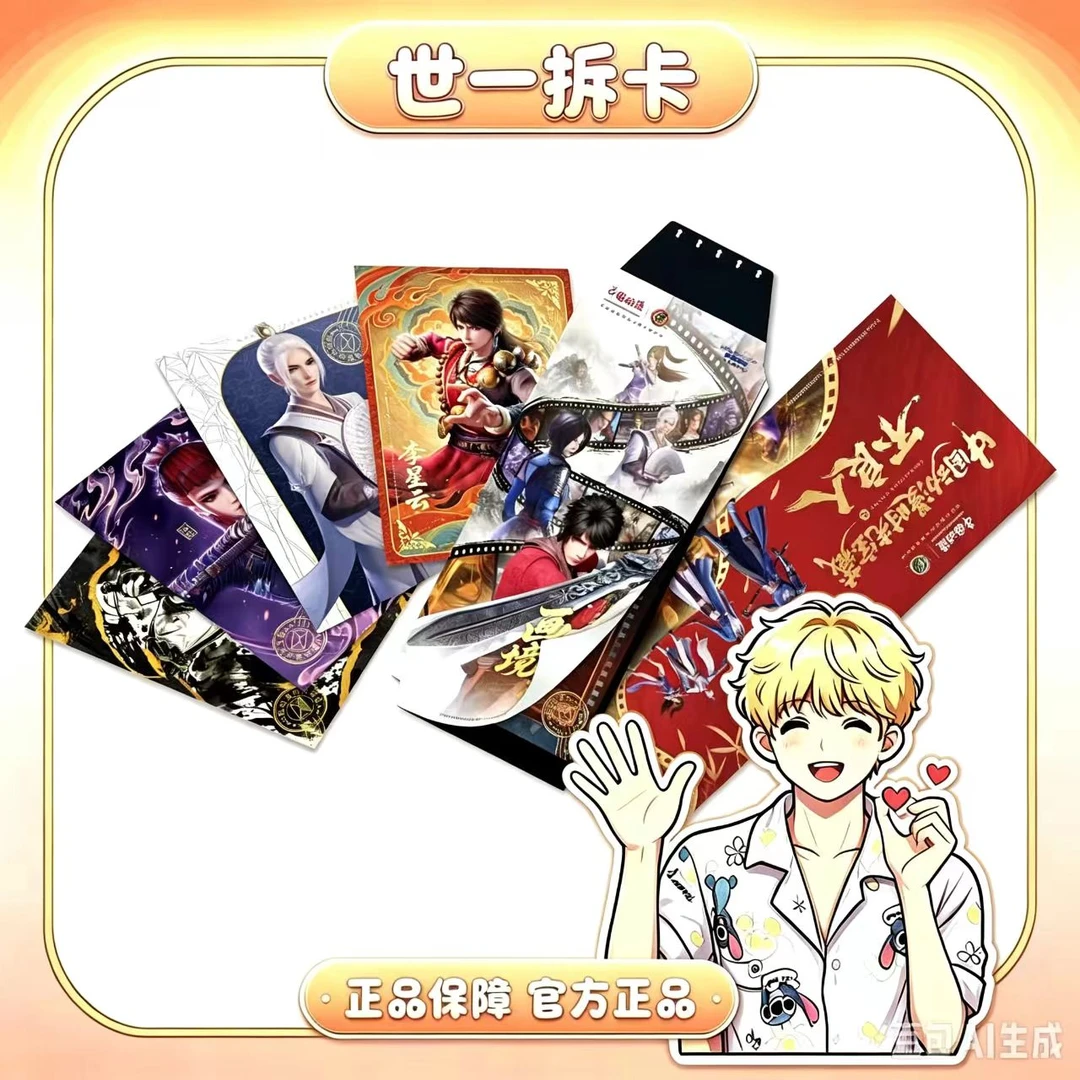 【世一】梦卡卡《画江湖之不良人》撕撕乐正版卡牌盲盒