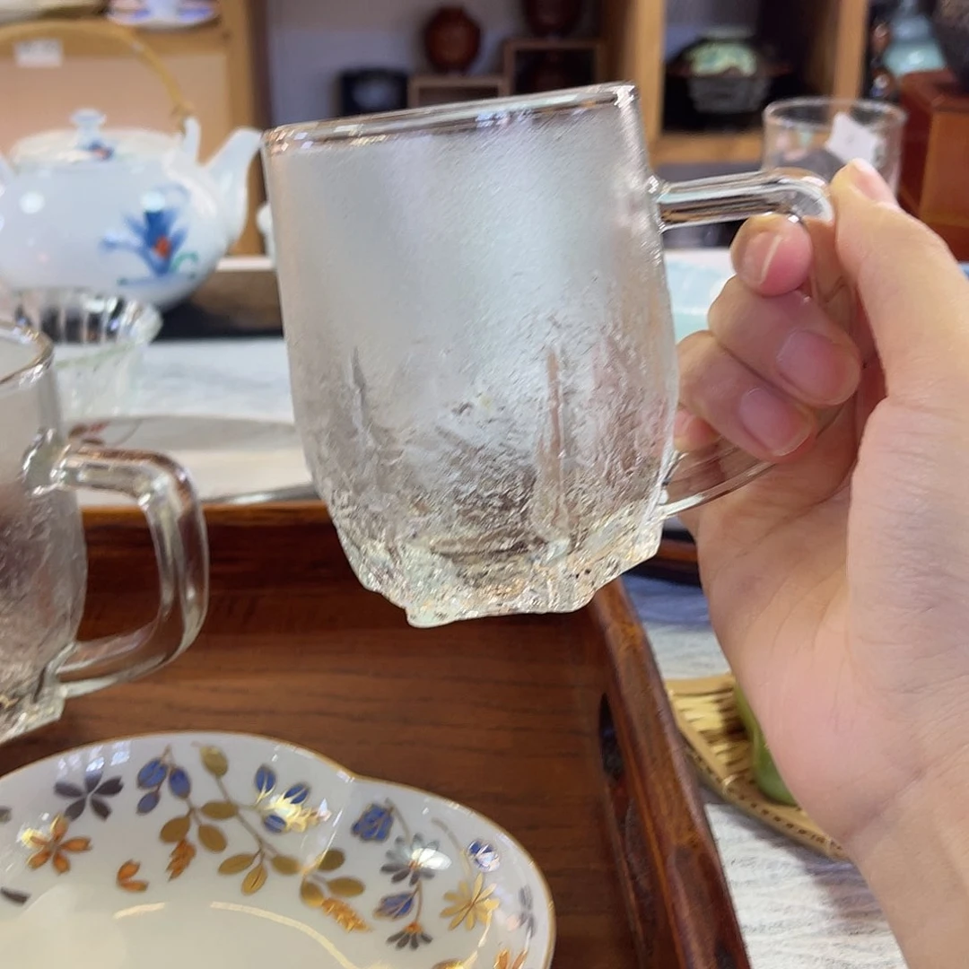 sasaki啤酒杯冰川把手杯28