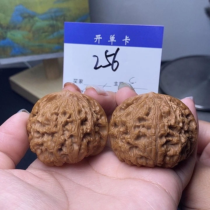 桃核吊坠水龙纹46有修s
