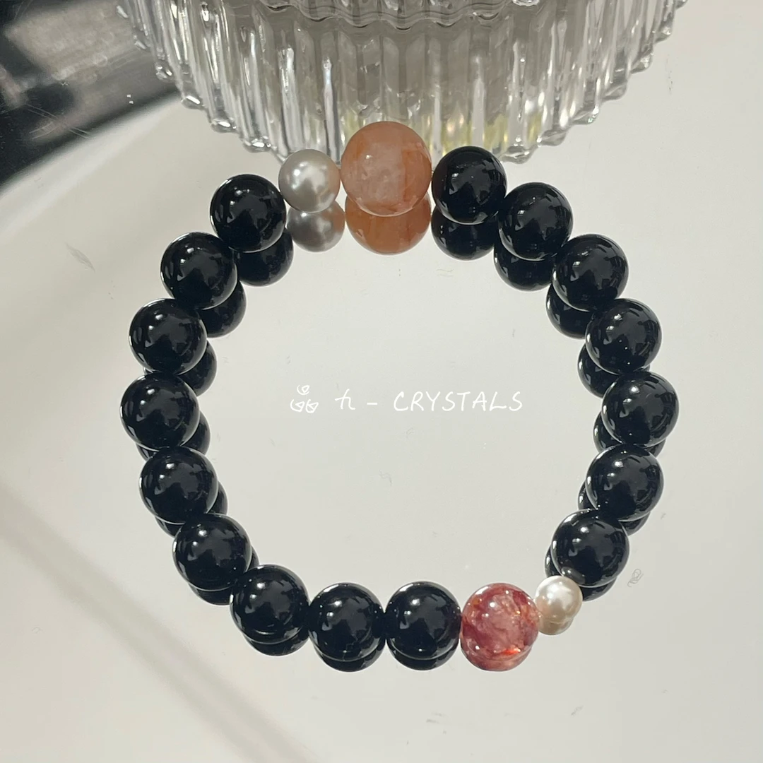 【拿铁】水晶手串原创小众设计 精致气质