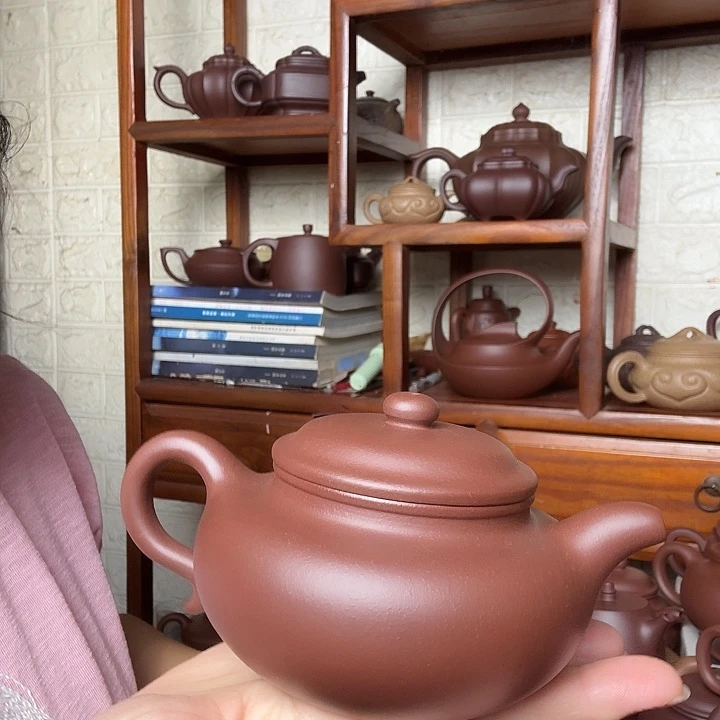 乘***风茶壶紫砂仿古300cc底槽清精工半手工