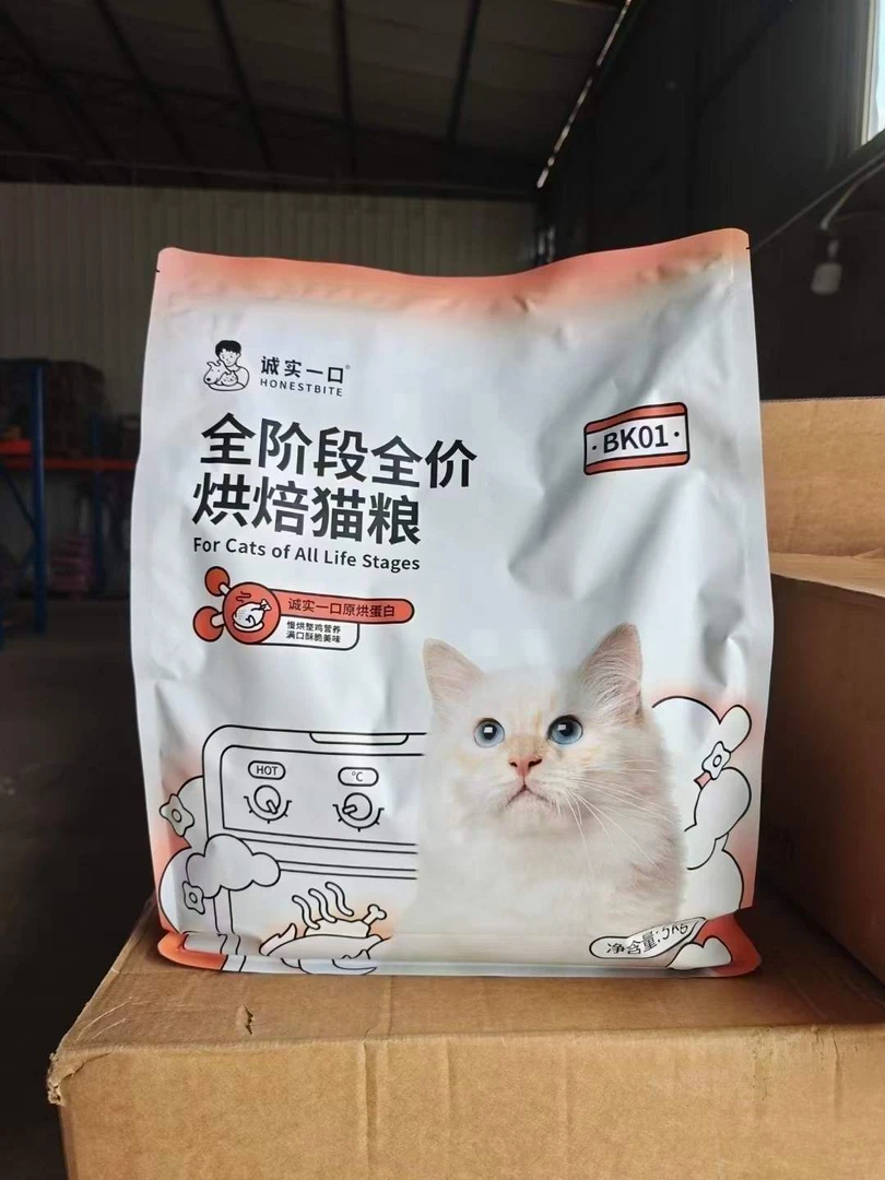 诚实一口烘培猫粮BK01高蛋白莓果鲜肉全价全阶段增肥烘培5kg