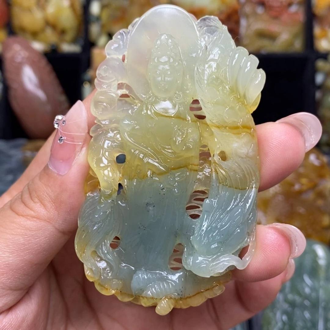 一***一岫玉未镶嵌吊坠(赠链)