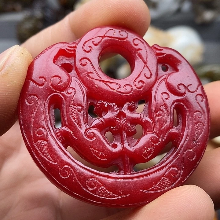 未镶嵌蛇纹石玉颈饰