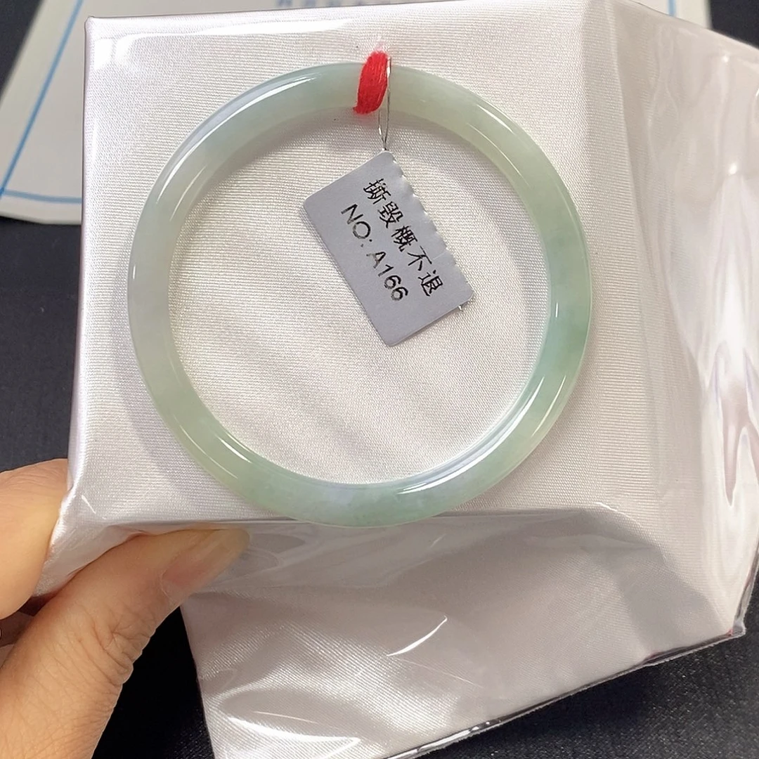 翡翠未镶嵌手镯54.7