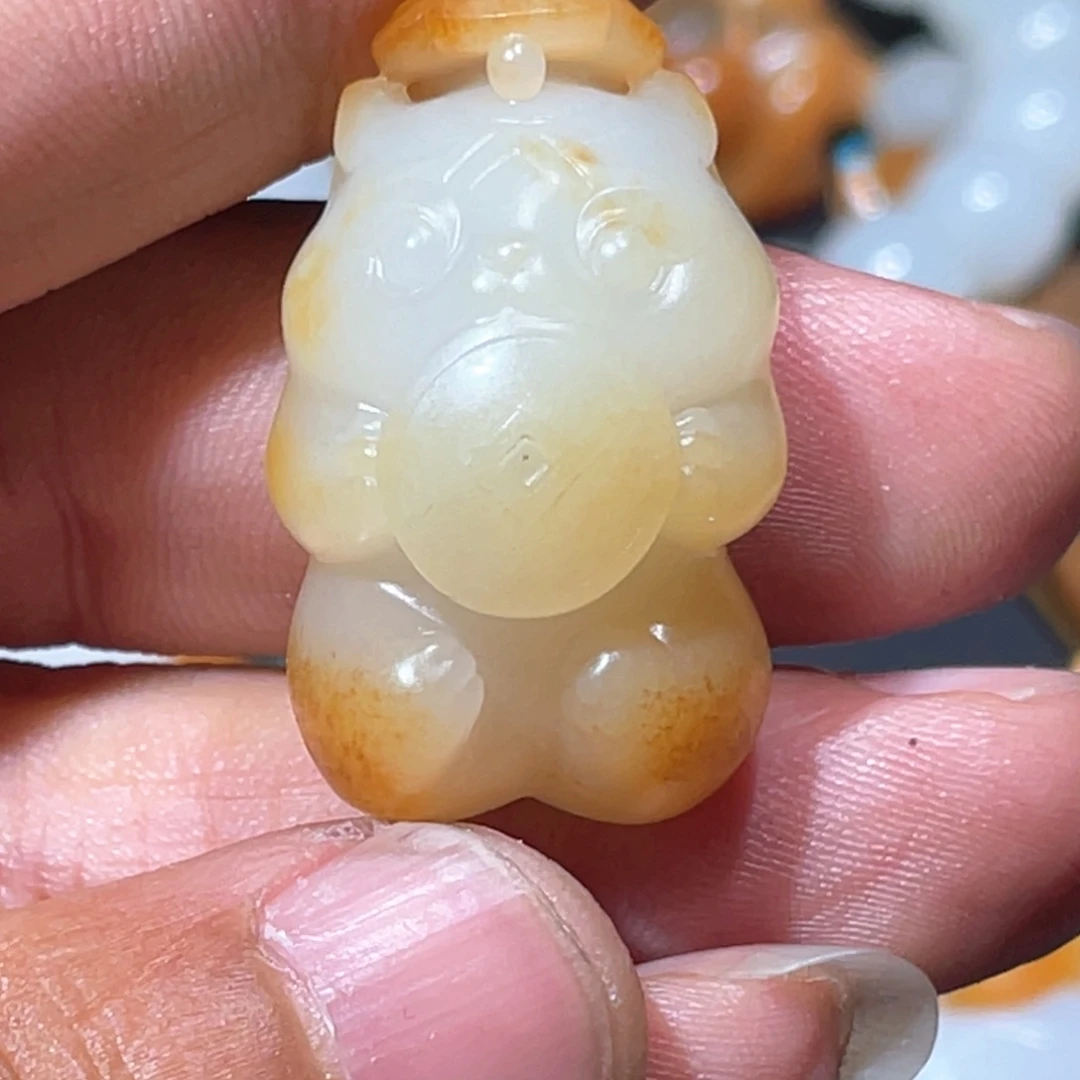 和田玉吊坠(不含链)未镶嵌