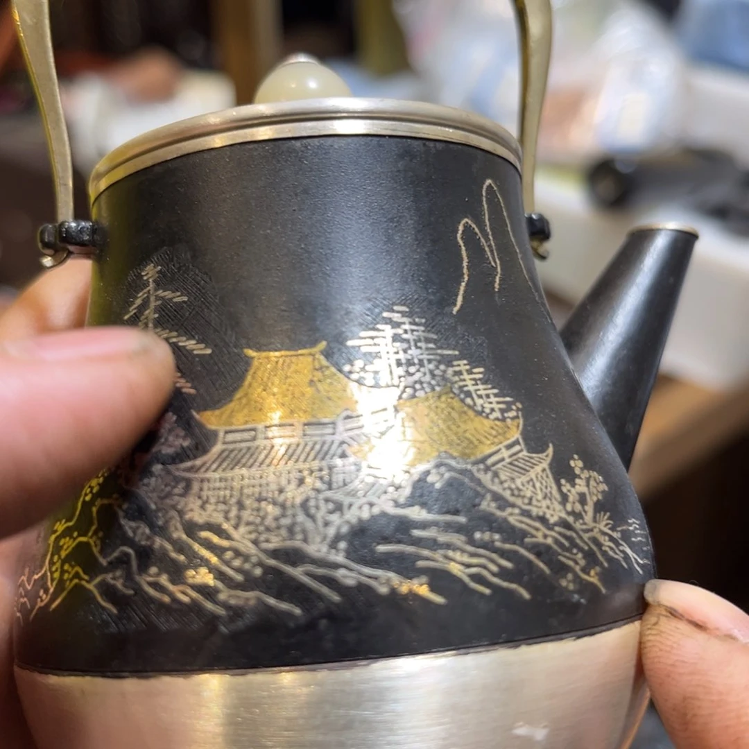 铁中古工艺品，摆件