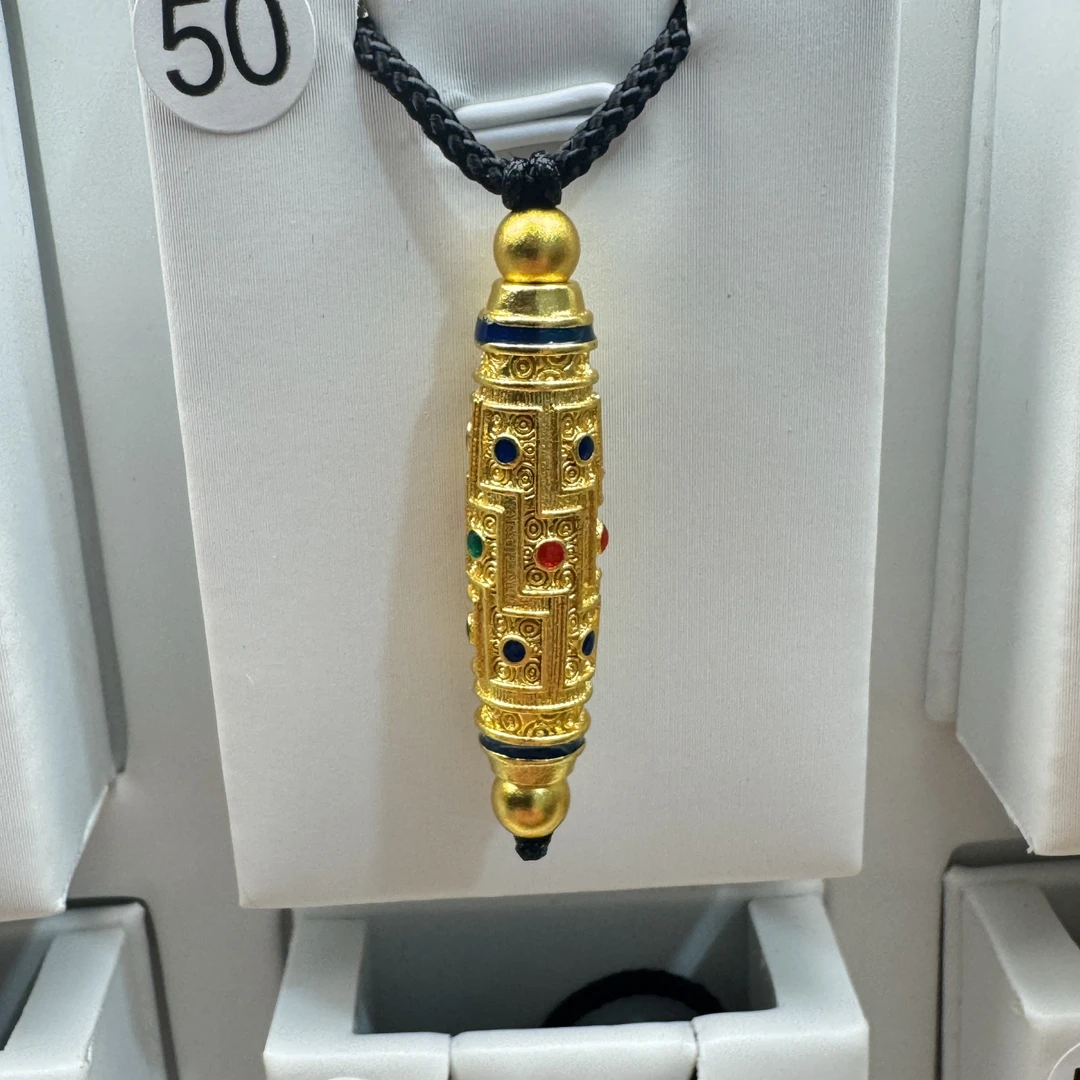 合金吊坠 新中式天珠吊坠精工时尚饰品百搭