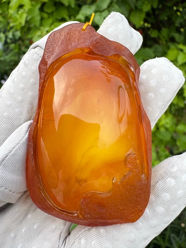 假一赔十，天然琥珀蜜蜡，蜜蜡雕刻件，蜜蜡吊坠，悟道吊坠，编号105