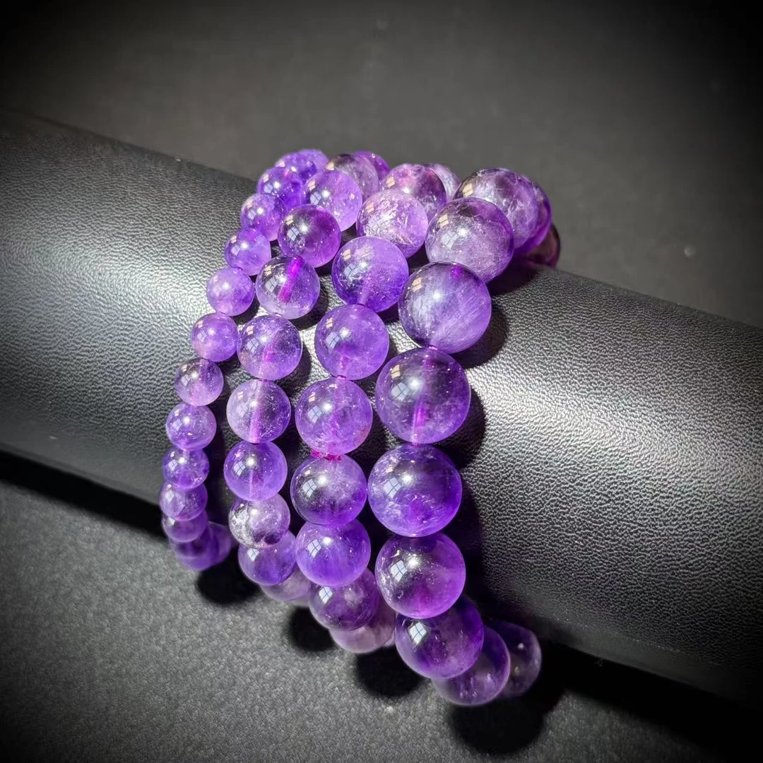 【貝勒爺】s767‘’纡朱曳紫’甄选紫超七水晶手链 （多样性发其一）