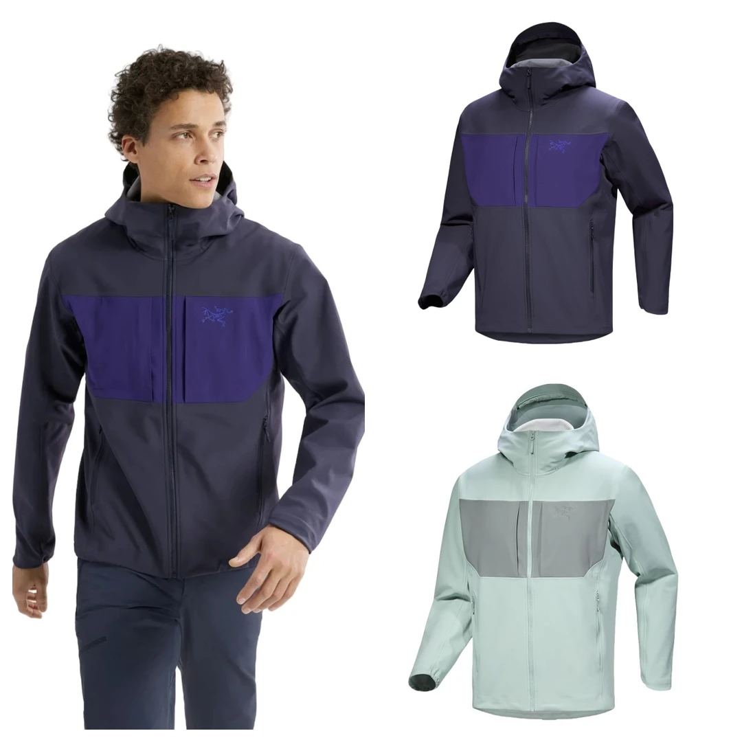 ARC'TERYX/始祖鸟Gamma MX 软壳冲锋衣加绒加厚防水耐磨 刺绣标