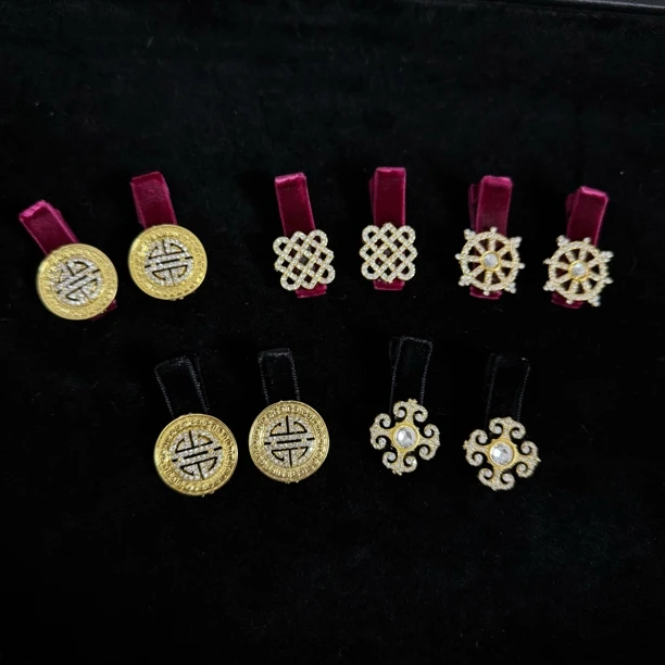 Sunshine服饰 民族风小发夹 一对