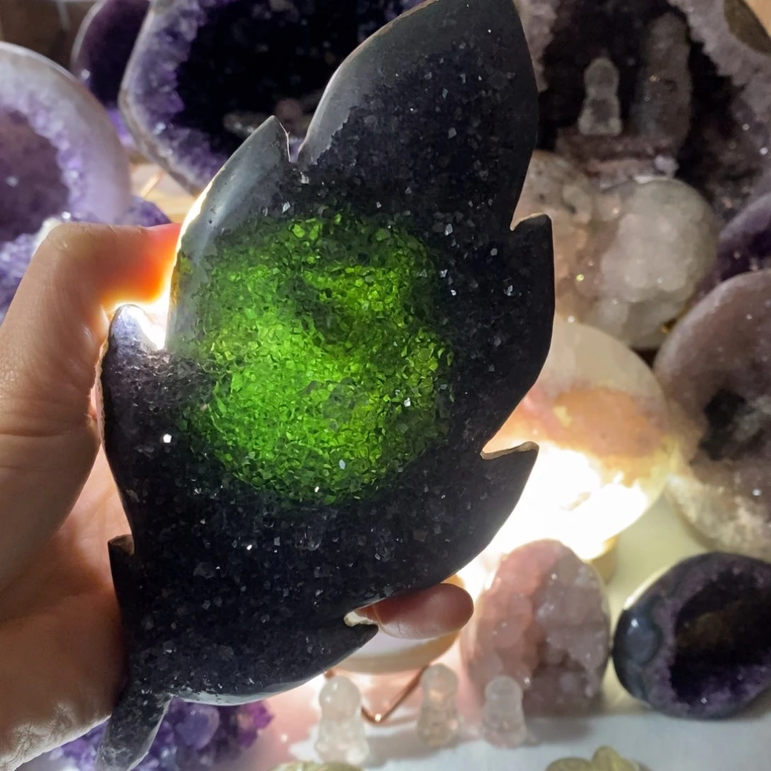 未镶嵌大型摆件（非配饰）紫晶