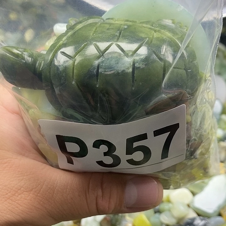岫玉未镶嵌鱼缸石