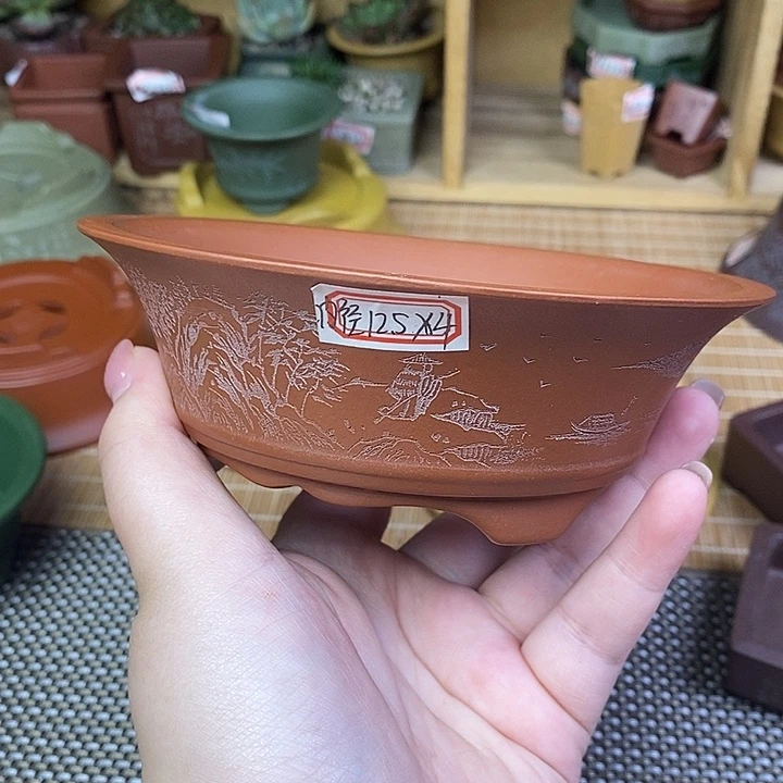 宜兴紫砂精品花盆
