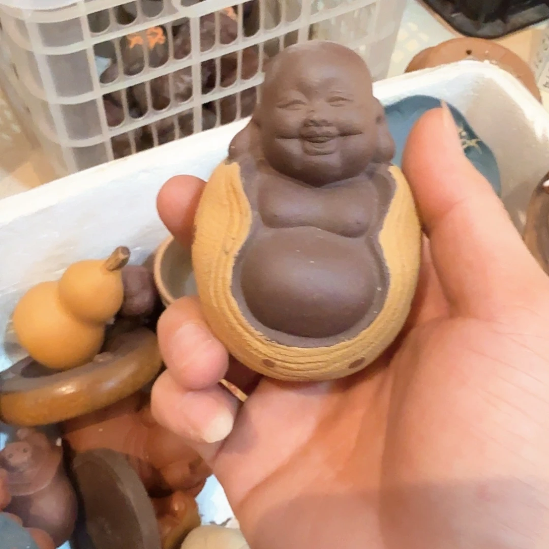 紫砂茶宠雕塑瑕疵茶宠