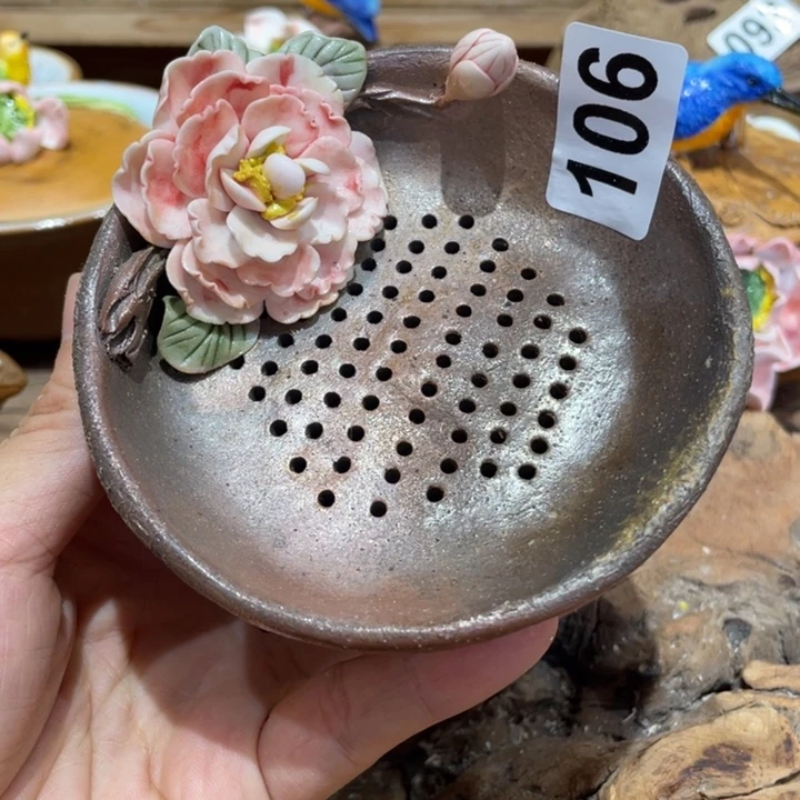 手工制作陶瓷茶具茶杯青蛙