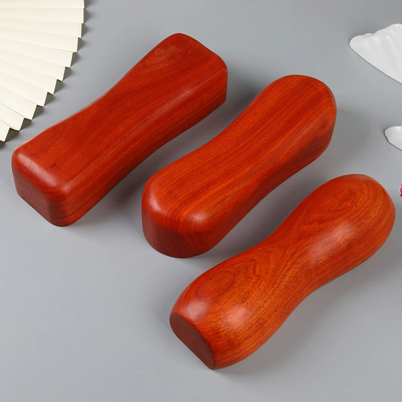 护颈枕按摩实木颈椎保健木质硬枕睡觉花梨木木枕头圆颈椎