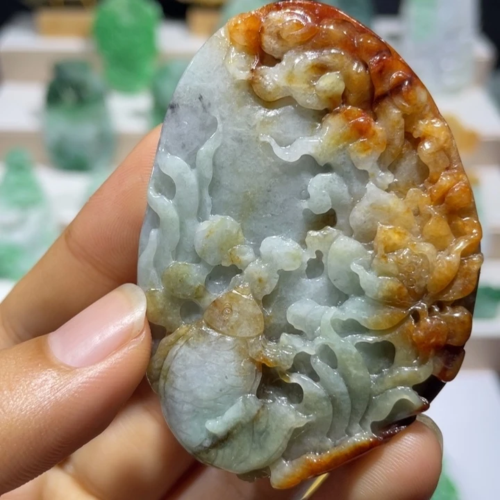 颈饰未镶嵌翡翠翡翠首饰