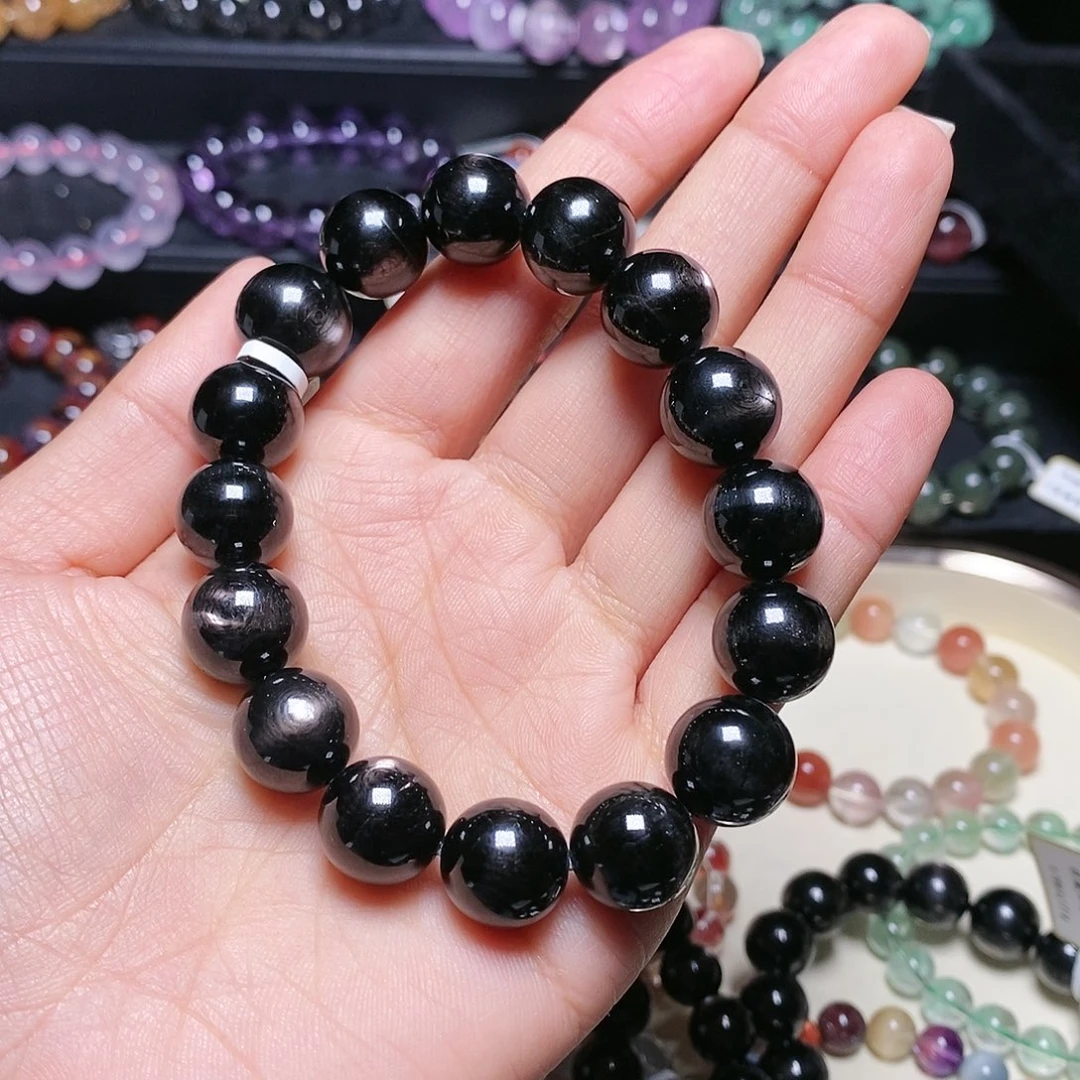辉石手串未镶嵌王*玉13.5金运石