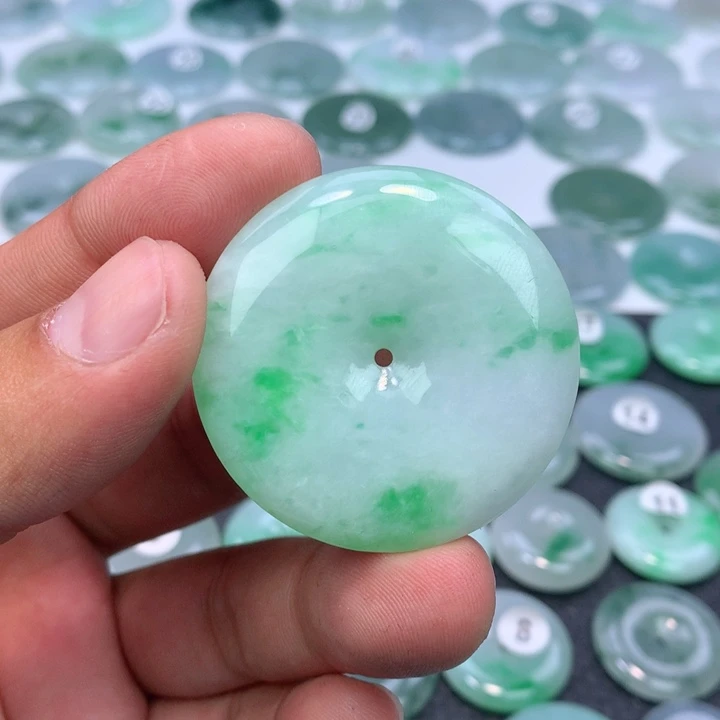 颈饰未镶嵌翡翠缅甸天然A货翡翠42.3-7.4