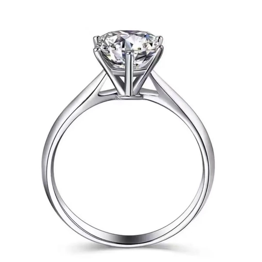 【南非之星】 NFZX 高端奢华定制周家六爪 戒指1.0CT