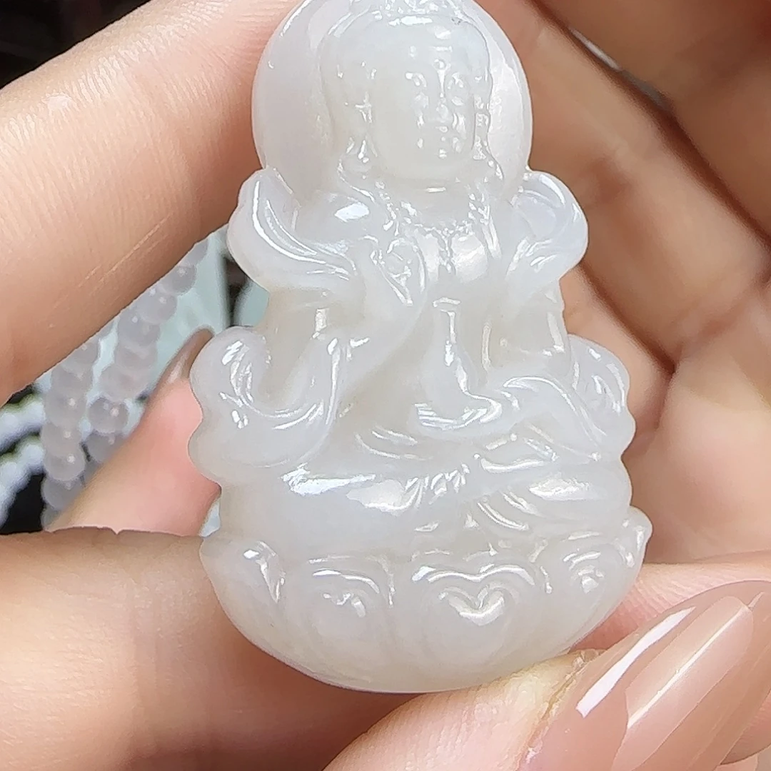 和田玉未镶嵌颈饰定制发货