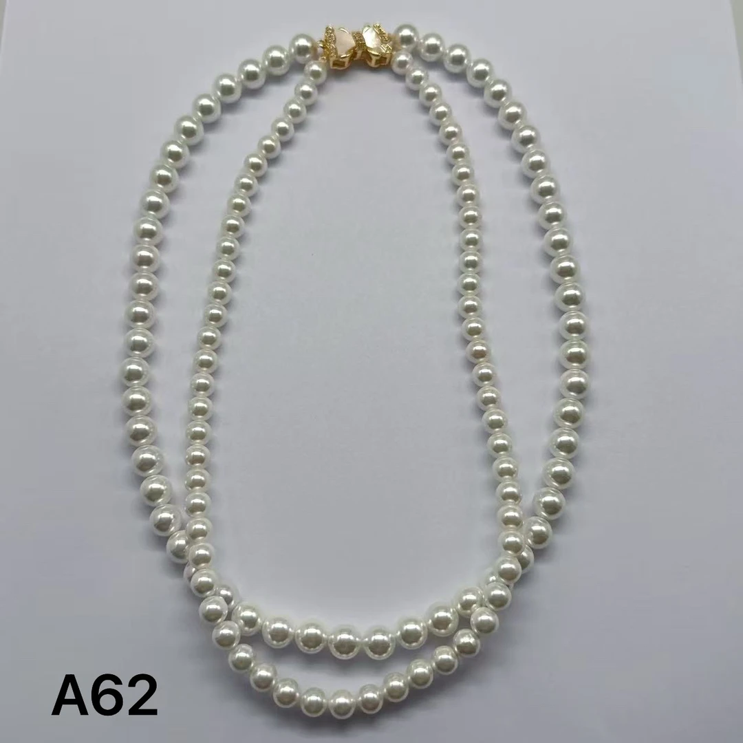 （双双专属）A62精美时尚美人珠链约6-8mm 多样性发货