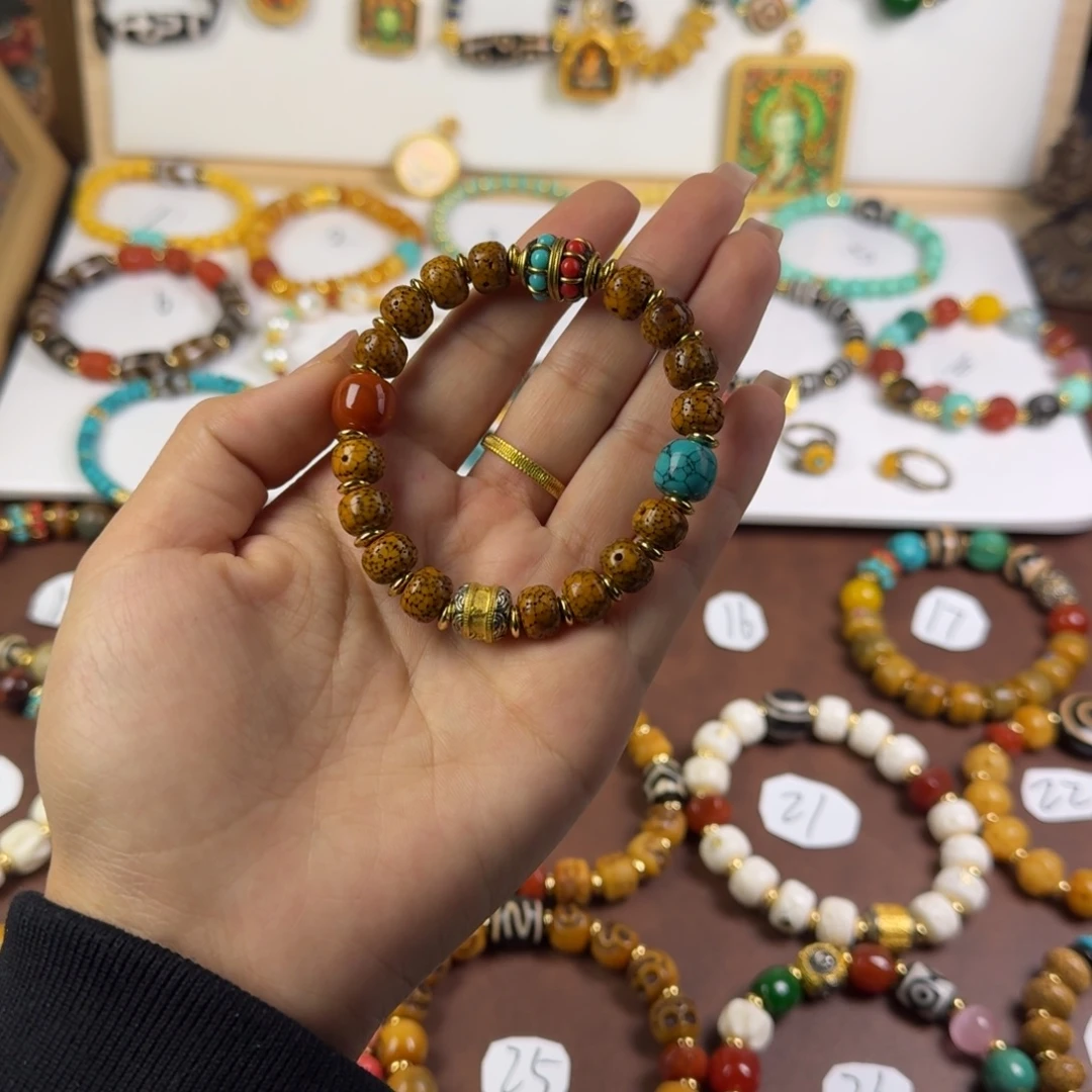 泥塑直播间手串珠子链接