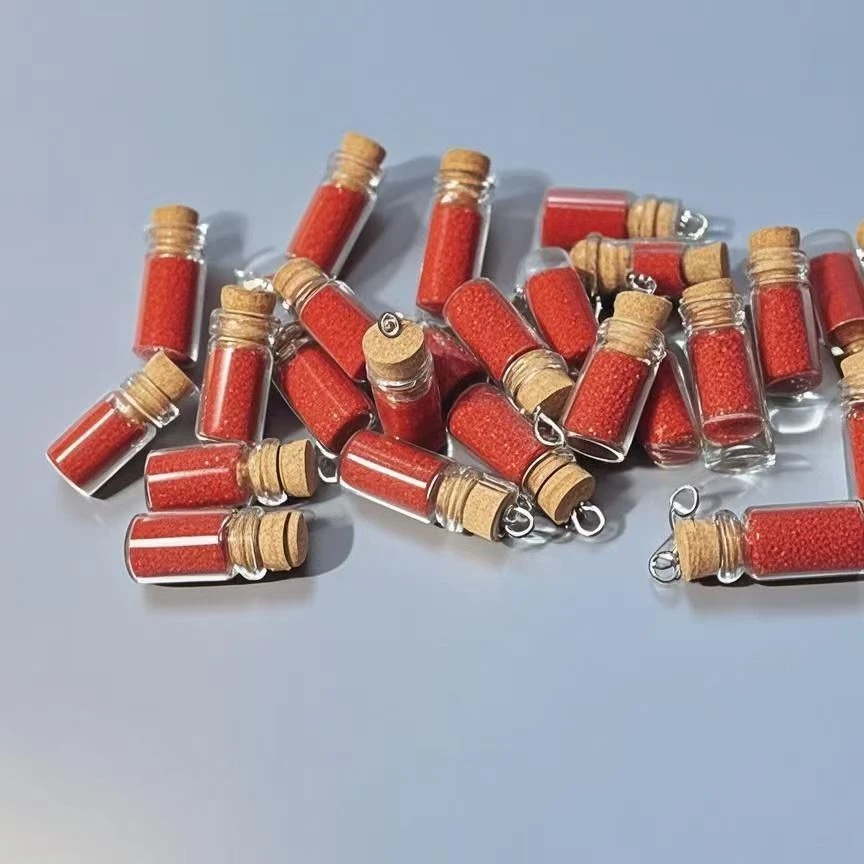 非金属玻璃项链 小瓶子随身挂件